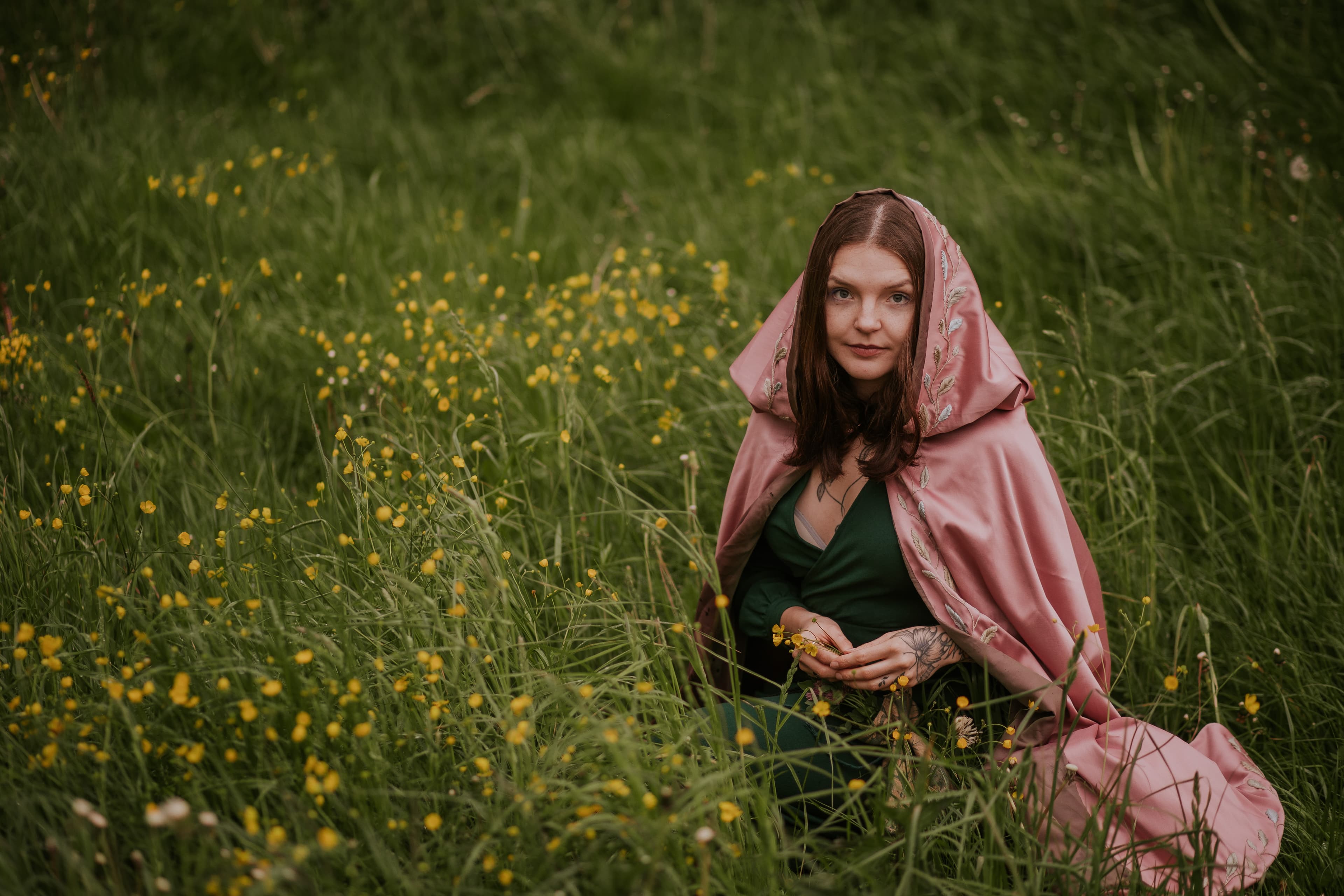 Peleryna "Leśna Nimfa"